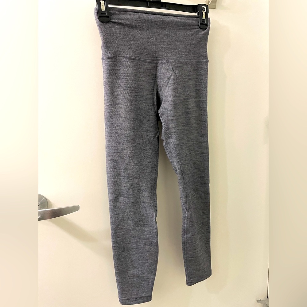 Lululemon Align - Size 4. 25” long. Feather gray. Barely worn.